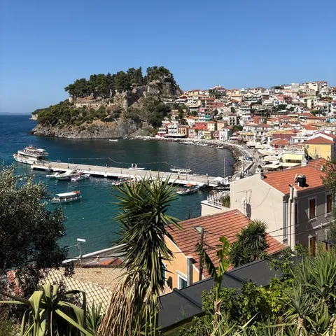 The harbour and headland at Parga